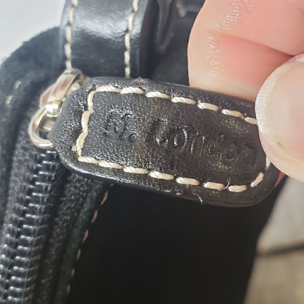 M. LONDON Mini Suede Handbag - Picture 2 of 12
